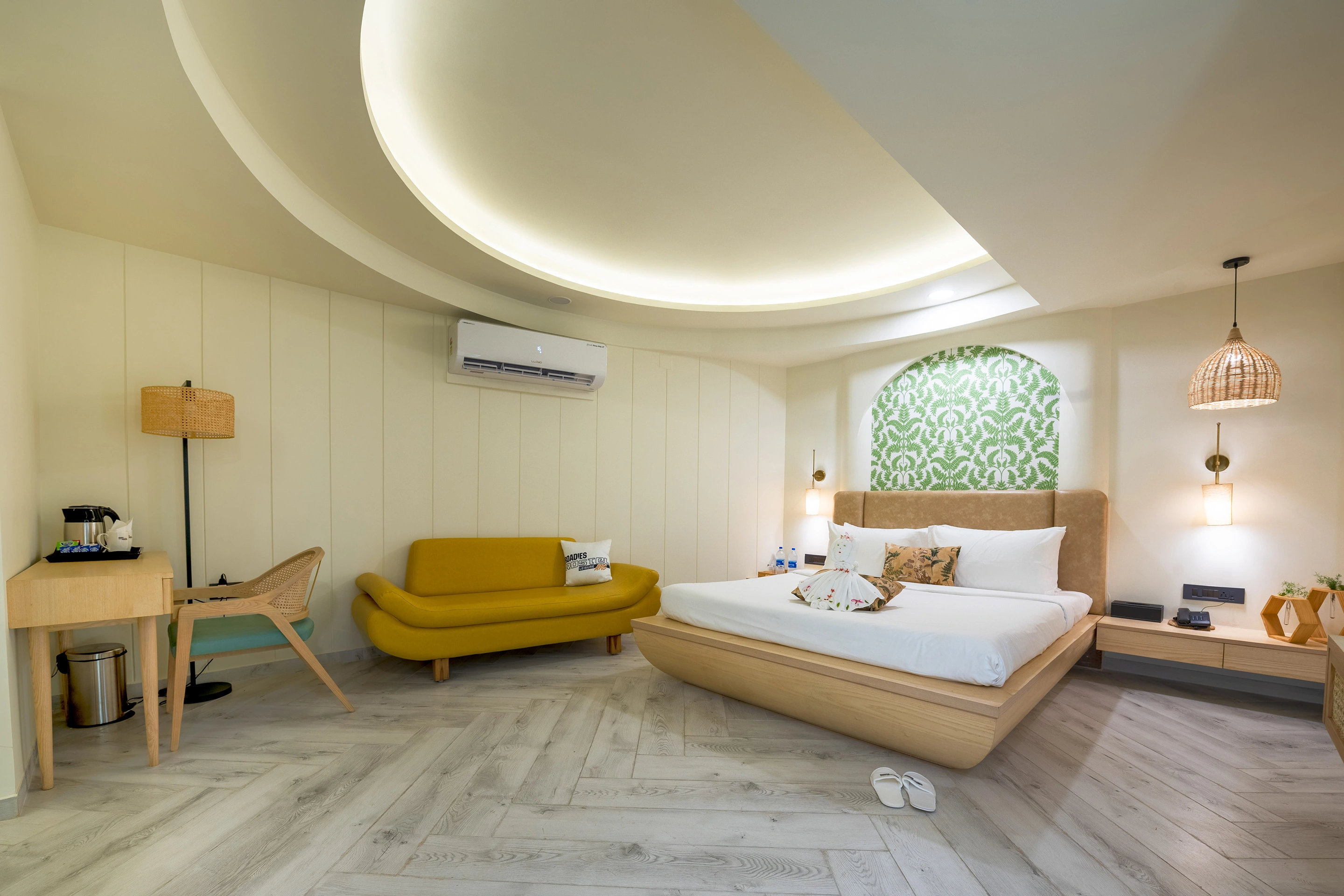 Executive Suite at Roadies Rostel ARC featuring spacious luxury and curated comfort at a resort in Ahmedabad