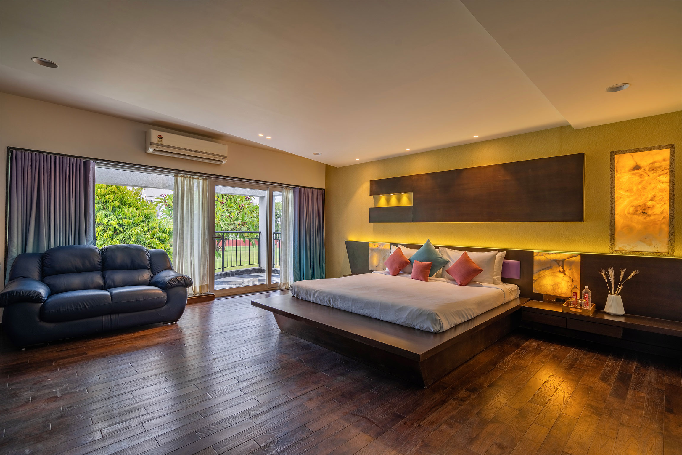 Family Suite dining area for private in-room meals at Roadies Rostel ARC Resort Ahmedabad